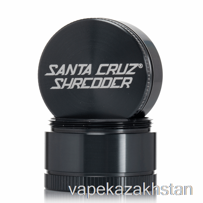 Vape Kazakhstan Santa Cruz Shredder 1.6inch Small 3-Piece Grinder Grey (40mm)